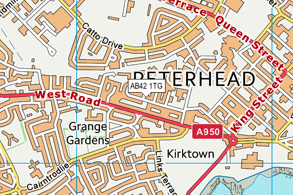 AB42 1TG map - OS VectorMap District (Ordnance Survey) AB42 1TG map - OS VectorMap District (Ordnance Survey)