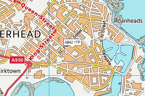 AB42 1TP map - OS VectorMap District (Ordnance Survey) AB42 1TP map - OS VectorMap District (Ordnance Survey)