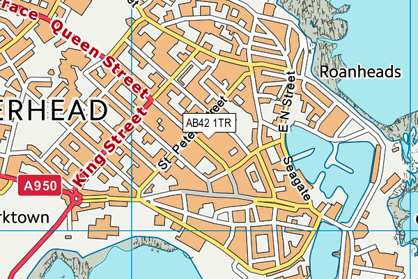 AB42 1TR map - OS VectorMap District (Ordnance Survey) AB42 1TR map - OS VectorMap District (Ordnance Survey)