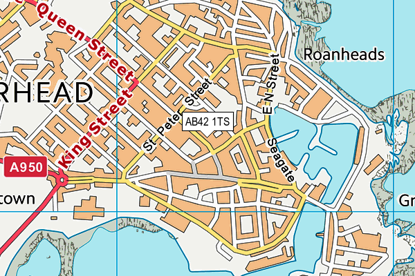 AB42 1TS map - OS VectorMap District (Ordnance Survey) AB42 1TS map - OS VectorMap District (Ordnance Survey)