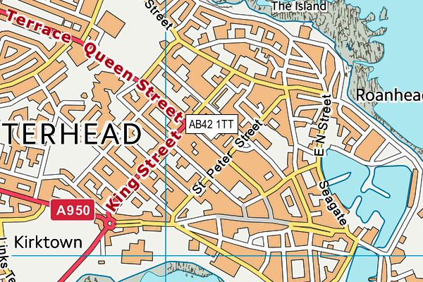 AB42 1TT map - OS VectorMap District (Ordnance Survey) AB42 1TT map - OS VectorMap District (Ordnance Survey)