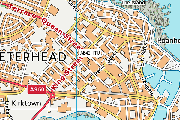 AB42 1TU map - OS VectorMap District (Ordnance Survey) AB42 1TU map - OS VectorMap District (Ordnance Survey)