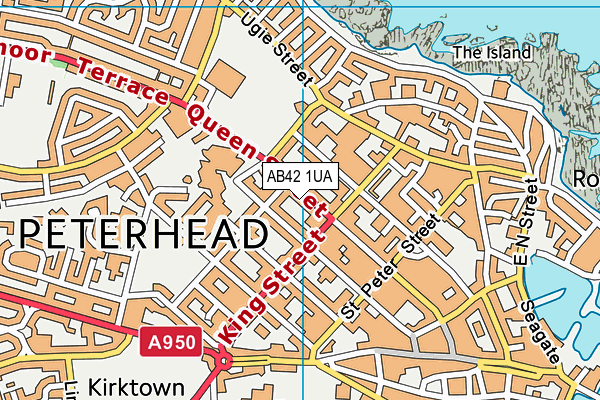 AB42 1UA map - OS VectorMap District (Ordnance Survey) AB42 1UA map - OS VectorMap District (Ordnance Survey)