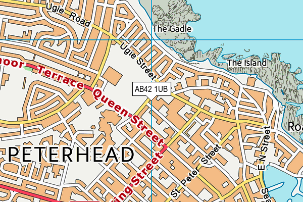 AB42 1UB map - OS VectorMap District (Ordnance Survey) AB42 1UB map - OS VectorMap District (Ordnance Survey)