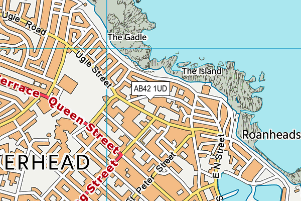 AB42 1UD map - OS VectorMap District (Ordnance Survey) AB42 1UD map - OS VectorMap District (Ordnance Survey)
