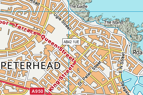 AB42 1UE map - OS VectorMap District (Ordnance Survey) AB42 1UE map - OS VectorMap District (Ordnance Survey)