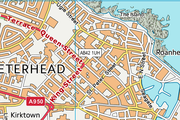AB42 1UH map - OS VectorMap District (Ordnance Survey) AB42 1UH map - OS VectorMap District (Ordnance Survey)