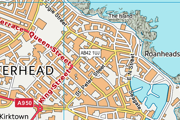 AB42 1UJ map - OS VectorMap District (Ordnance Survey) AB42 1UJ map - OS VectorMap District (Ordnance Survey)