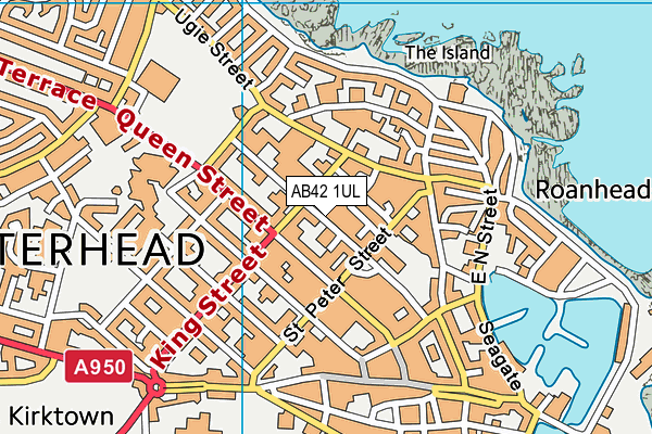 AB42 1UL map - OS VectorMap District (Ordnance Survey) AB42 1UL map - OS VectorMap District (Ordnance Survey)