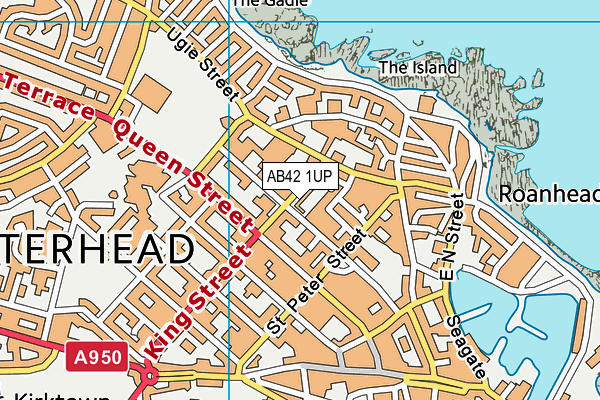 AB42 1UP map - OS VectorMap District (Ordnance Survey) AB42 1UP map - OS VectorMap District (Ordnance Survey)