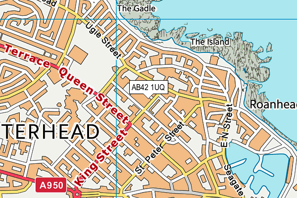 AB42 1UQ map - OS VectorMap District (Ordnance Survey) AB42 1UQ map - OS VectorMap District (Ordnance Survey)