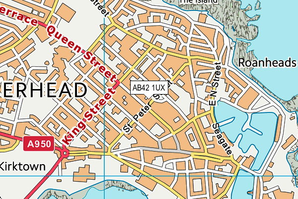AB42 1UX map - OS VectorMap District (Ordnance Survey) AB42 1UX map - OS VectorMap District (Ordnance Survey)