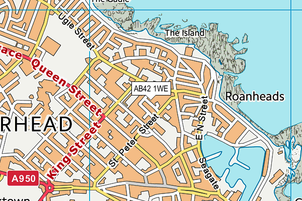 AB42 1WE map - OS VectorMap District (Ordnance Survey) AB42 1WE map - OS VectorMap District (Ordnance Survey)