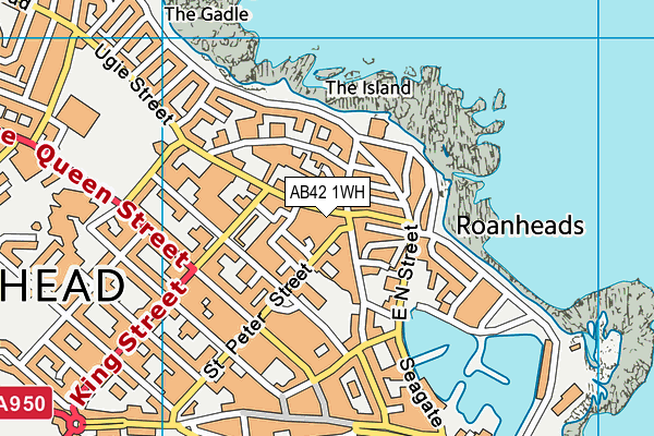 AB42 1WH map - OS VectorMap District (Ordnance Survey) AB42 1WH map - OS VectorMap District (Ordnance Survey)