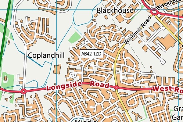 AB42 1ZD map - OS VectorMap District (Ordnance Survey) AB42 1ZD map - OS VectorMap District (Ordnance Survey)