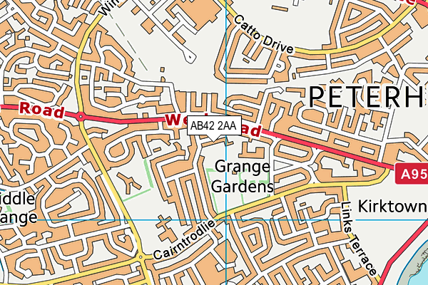 AB42 2AA map - OS VectorMap District (Ordnance Survey) AB42 2AA map - OS VectorMap District (Ordnance Survey)