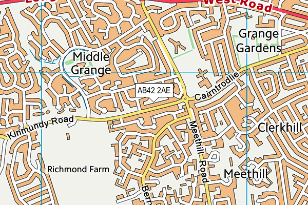 AB42 2AE map - OS VectorMap District (Ordnance Survey) AB42 2AE map - OS VectorMap District (Ordnance Survey)