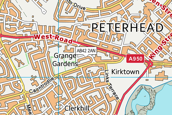 AB42 2AN map - OS VectorMap District (Ordnance Survey) AB42 2AN map - OS VectorMap District (Ordnance Survey)