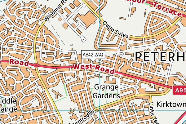 AB42 2AQ map - OS VectorMap District (Ordnance Survey) AB42 2AQ map - OS VectorMap District (Ordnance Survey)