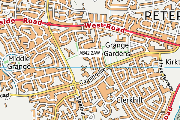 AB42 2AW map - OS VectorMap District (Ordnance Survey) AB42 2AW map - OS VectorMap District (Ordnance Survey)