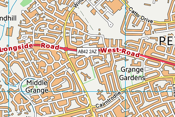 AB42 2AZ map - OS VectorMap District (Ordnance Survey) AB42 2AZ map - OS VectorMap District (Ordnance Survey)