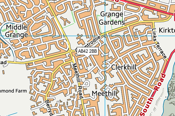 AB42 2BB map - OS VectorMap District (Ordnance Survey) AB42 2BB map - OS VectorMap District (Ordnance Survey)