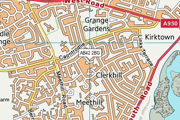 AB42 2BG map - OS VectorMap District (Ordnance Survey) AB42 2BG map - OS VectorMap District (Ordnance Survey)