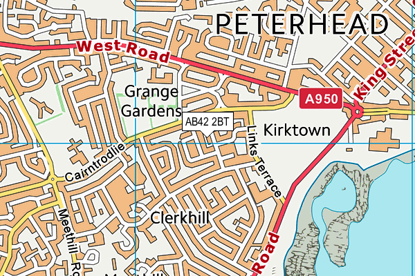 AB42 2BT map - OS VectorMap District (Ordnance Survey) AB42 2BT map - OS VectorMap District (Ordnance Survey)