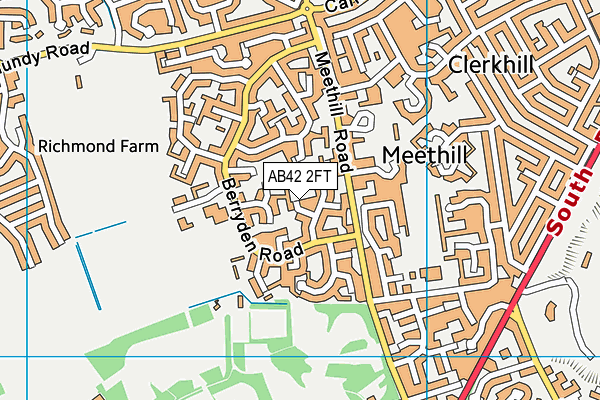 AB42 2FT map - OS VectorMap District (Ordnance Survey) AB42 2FT map - OS VectorMap District (Ordnance Survey)