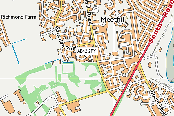 AB42 2FY map - OS VectorMap District (Ordnance Survey) AB42 2FY map - OS VectorMap District (Ordnance Survey)