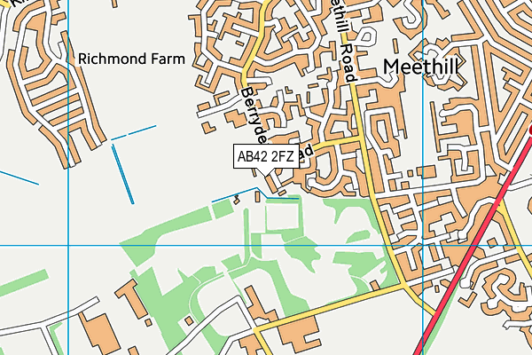 AB42 2FZ map - OS VectorMap District (Ordnance Survey) AB42 2FZ map - OS VectorMap District (Ordnance Survey)