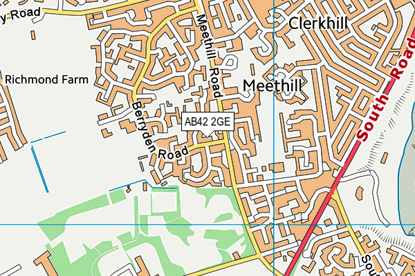 AB42 2GE map - OS VectorMap District (Ordnance Survey) AB42 2GE map - OS VectorMap District (Ordnance Survey)