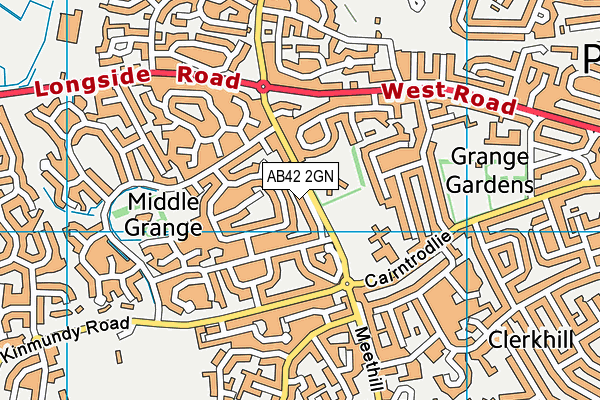 AB42 2GN map - OS VectorMap District (Ordnance Survey) AB42 2GN map - OS VectorMap District (Ordnance Survey)