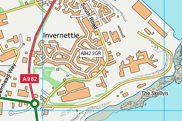 AB42 2GR map - OS VectorMap District (Ordnance Survey) AB42 2GR map - OS VectorMap District (Ordnance Survey)