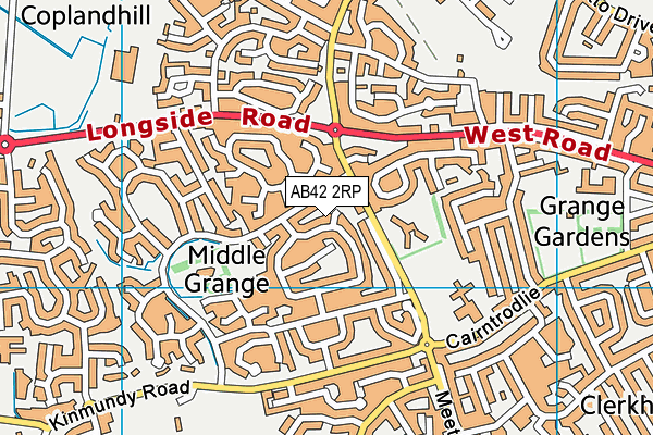 AB42 2RP map - OS VectorMap District (Ordnance Survey) AB42 2RP map - OS VectorMap District (Ordnance Survey)