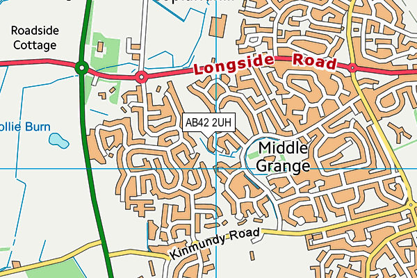 AB42 2UH map - OS VectorMap District (Ordnance Survey) AB42 2UH map - OS VectorMap District (Ordnance Survey)
