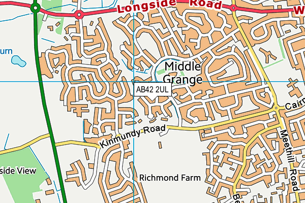 AB42 2UL map - OS VectorMap District (Ordnance Survey) AB42 2UL map - OS VectorMap District (Ordnance Survey)