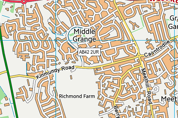 AB42 2UR map - OS VectorMap District (Ordnance Survey) AB42 2UR map - OS VectorMap District (Ordnance Survey)