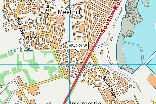 AB42 2UW map - OS VectorMap District (Ordnance Survey) AB42 2UW map - OS VectorMap District (Ordnance Survey)
