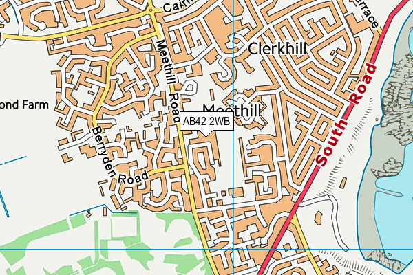 AB42 2WB map - OS VectorMap District (Ordnance Survey) AB42 2WB map - OS VectorMap District (Ordnance Survey)