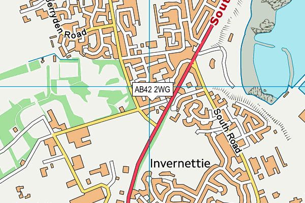 AB42 2WG map - OS VectorMap District (Ordnance Survey) AB42 2WG map - OS VectorMap District (Ordnance Survey)