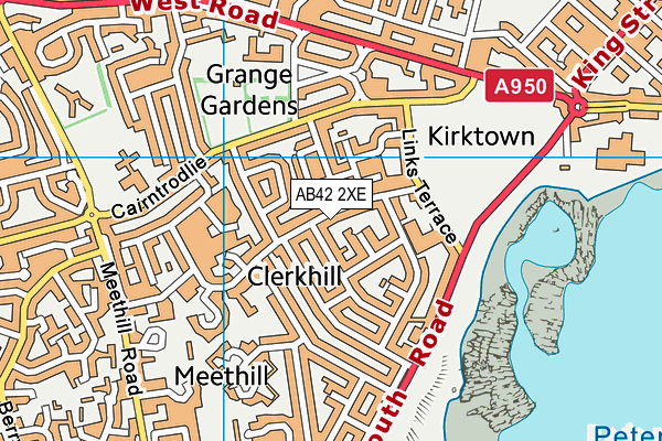 AB42 2XE map - OS VectorMap District (Ordnance Survey) AB42 2XE map - OS VectorMap District (Ordnance Survey)