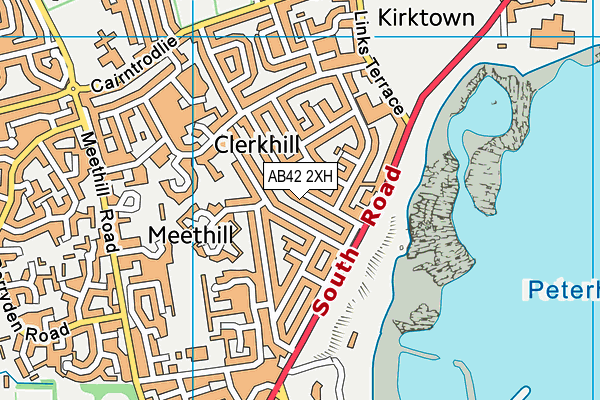 AB42 2XH map - OS VectorMap District (Ordnance Survey) AB42 2XH map - OS VectorMap District (Ordnance Survey)