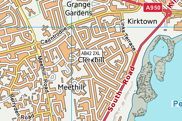 AB42 2XL map - OS VectorMap District (Ordnance Survey) AB42 2XL map - OS VectorMap District (Ordnance Survey)