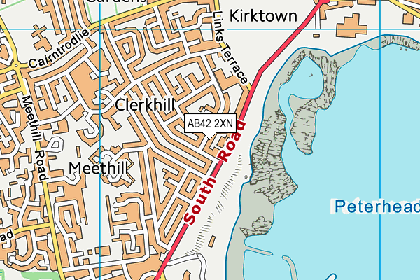 AB42 2XN map - OS VectorMap District (Ordnance Survey) AB42 2XN map - OS VectorMap District (Ordnance Survey)