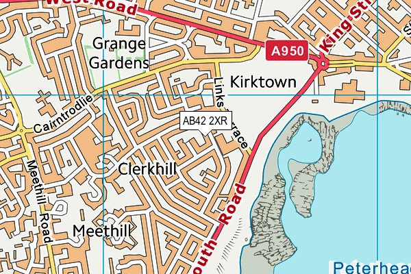 AB42 2XR map - OS VectorMap District (Ordnance Survey) AB42 2XR map - OS VectorMap District (Ordnance Survey)