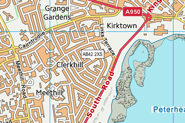 AB42 2XS map - OS VectorMap District (Ordnance Survey) AB42 2XS map - OS VectorMap District (Ordnance Survey)