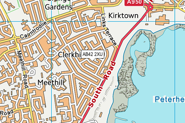 AB42 2XU map - OS VectorMap District (Ordnance Survey) AB42 2XU map - OS VectorMap District (Ordnance Survey)