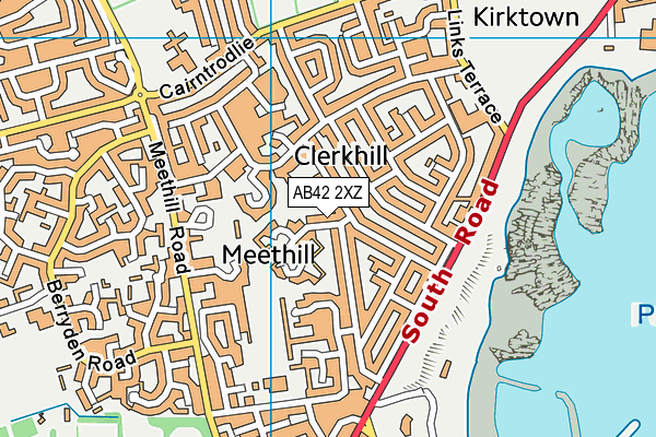 AB42 2XZ map - OS VectorMap District (Ordnance Survey) AB42 2XZ map - OS VectorMap District (Ordnance Survey)
