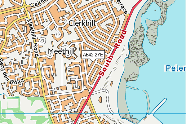 AB42 2YE map - OS VectorMap District (Ordnance Survey) AB42 2YE map - OS VectorMap District (Ordnance Survey)